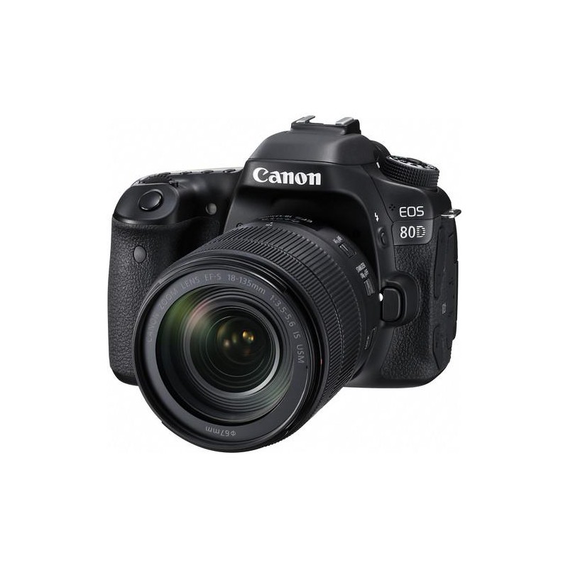 Фотокамера зеркальная Canon EOS 80D + объектив 18-135 IS nano