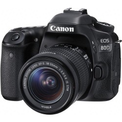 Фотокамера зеркальная Canon EOS 80D + объектив 18-55 IS STM
