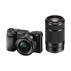 Фотокамера Sony Alpha 6000 + объектив 16-50 + 55-210mm kit Black