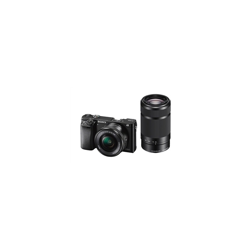 Фотокамера Sony Alpha 6000 + объектив 16-50 + 55-210mm kit Black