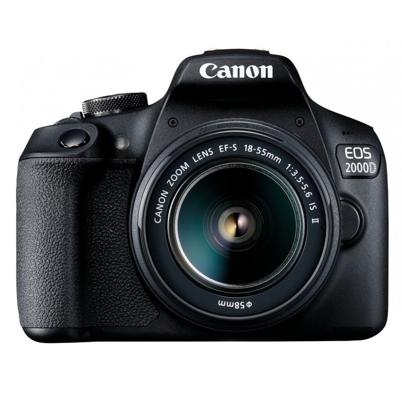 Фотокамера зеркальная Canon EOS 2000D + объектив 18-55 IS II +