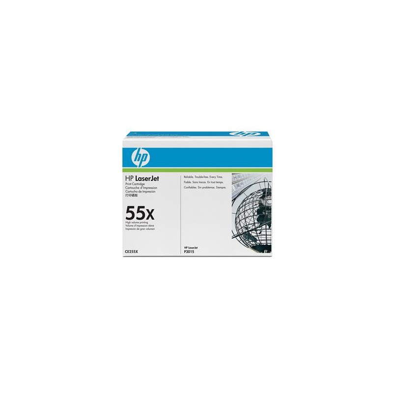 Картридж HP 55X LJ P3015/M521/M525 Black (12500 стр)