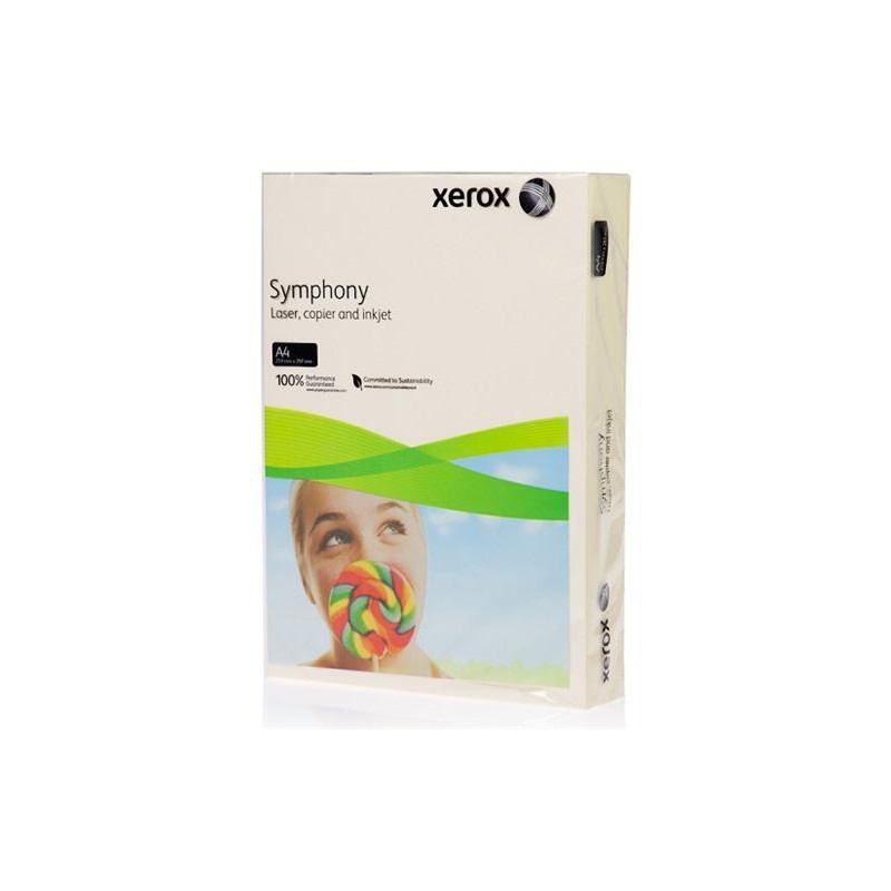 Бумага Xerox цветная SYMPHONY Pastel Ivory (160) A4 250л.