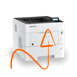 Принтер лазерный черно-белый A4 Kyocera ECOSYS P3150dn
