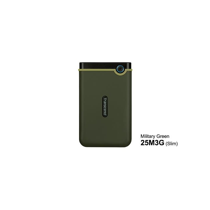 HDD Transcend StoreJet 2.5 USB 3.0 1TB M3G Military Green Slim