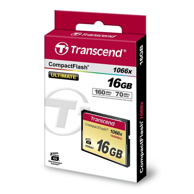 Карта памяти Transcend 16GB CF 1066X Карта памяти Transcend 16GB CF 1066X