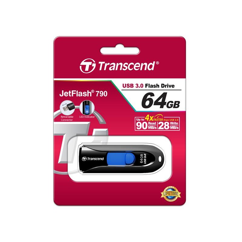 Накопитель Transcend 64GB USB 3.0 JetFlash 790