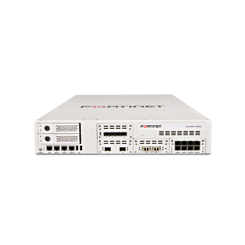 Сервер Fortinet Web Application Firewall-4000E, 8xGE RJ45, 4xGE